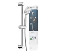 Schütte 64830 Napoli - Juego de alcachofa de ducha, color cromo