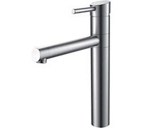 SCHÜTTE 74125 - Grifo mezclador de cocina (giratorio 360 grados, grifo mezclador para fregadero con monomando, grifo duradero y robusto, de acero inoxidable macizo)