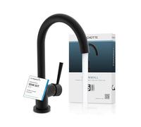 SCHÜTTE Grifo mezclador para fregadero CORNWALL negro