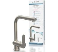 Schütte 79729 Grifo de fregadero London, Aspecto acero inoxidable