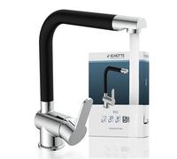 Schütte 79856 Robinetterie d'évier Rio, Chrome-Noir