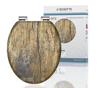Schütte 80124 Schüte 80124-Asiento de Inodoro (Madera MDF, Bajada automática), diseño de Bosque