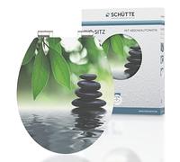 SCHÜTTE 80543 HG OASIS - Asiento de inodoro con tapa de descenso automático, diseño de núcleo de madera MDF
