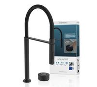 SCHÜTTE AQUADOT - Grifo de cocina digital con control inteligente, grifo moderno para cocina con manguera suave al tacto, color negro