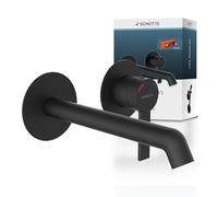 Schütte Grifo de pared para lavabo Los Angeles, negro