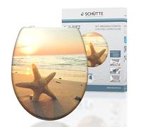 SCHÜTTE Asiento de WC duroplast con cierre suave estampado SEA STAR