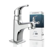 SCHÜTTE VICO 37958 - Grifo de agua fría, grifo de baño solo para agua fría, válvula de soporte cromada