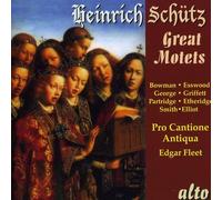 Schütz : Grands Motets. Pro Cantione Antiqua, Fleet.