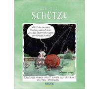 Schütze 2027: Sternzeichenkalender-Cartoonkalender als Wandkalender im Format 19 x 24 cm.