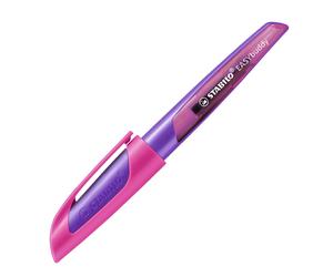Schulfüller mit Standard-Feder M - STABILO EASYbuddy in lila/magenta - Schreibfa