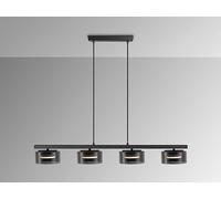 Schuller IOLAIA LAMPARA 4L NEGRO SMOKY