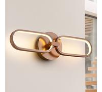 Schuller Valencia Aplique LED Colette, 2 luces, oro rosa EC:EPREL:1035585