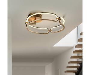 Schuller Valencia Colette Plafón LED, 3 luces, oro rosa EC:EPREL:1035565