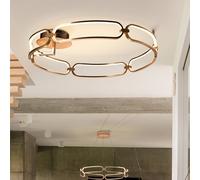 Schuller Valencia Colette Plafón LED, 6 luces, oro rosa EC:EPREL:1035569