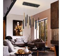 Schuller Valencia Colgante LED Varas controlable 14 luces oro/negro