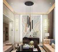 Schuller Valencia Colgante LED Varas controlable 9 luces oro/negro