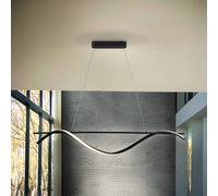 Schuller Valencia Lámpara colgante LED Boa, negro mate, metal