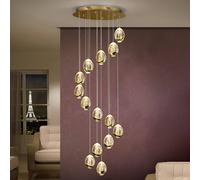 Schuller Valencia Lámpara colgante LED Rocio 14 luces oro Bluetooth