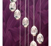 Schuller Valencia Lámpara colgante Rocio, 14 luces aplicación, cromo