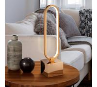 Schuller Valencia Lámpara mesa LED Colette, bonito diseño, oro rosa EC:EPREL:1035589