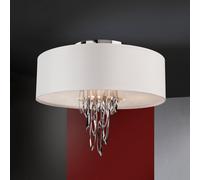 Schuller Valencia Lámpara textil de techo Domo en diseño elegante