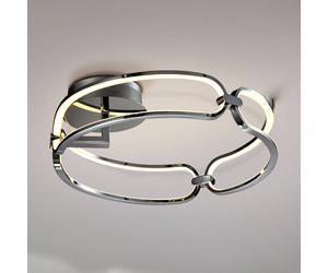 Schuller Valencia Plafón LED Colette, 3 luces, cromo True