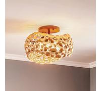 Schuller Valencia Plafón LED Narisa, Ø 46 cm, oro rosa