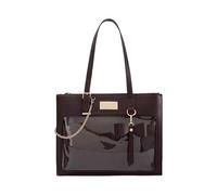 Schulstudentin Unterarm Umhängetasche Japaner süßer Bogenknoten Transparenter Handtasche Anime Pin Display PU Leder Itabag süßer Bogenknoten Transparent Unterarmtasche