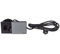 Schulte Evoline Square 80 Schuko con USB Charger Acero Inoxidable, 1 Pieza, -1592 7000 3300