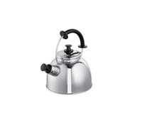 Schulte-Ufer 6835-17 Mortimer i - Hervidor de Agua con Silbato (17 cm, 1,50 litros), Color Negro