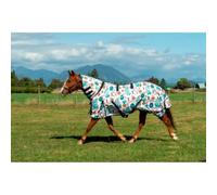 Schulz Equine Sábana para moscas con cubierta para el cuello y protector de vientre Serape Aztec 75