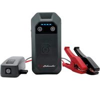Schumacher Electric Compact SBX505 - Arrancador Coche 1500A 12V - Booster Litio con Pinzas Seguras - Gasolina 8L / Diésel 6L - USB-C, Carga Inalámbrica, LED - Override y Pre-Heating