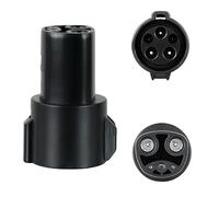 Schumacher Electric NACS Adapter for J1772 Compatible EV Chargers, for Level 1 and Level 2 Chargers, Compact Size, Charge Your Tesla from Any Charger