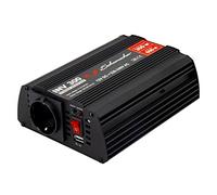 Schumacher INV 300 Inversor Convertidor Onda Sinusoidal Modificada 12V DC >220V/240V AC - Potencia Continua 300W - Protecciones contra Sobretensiones, Subtensiones, Sobrecargas - Ventilador