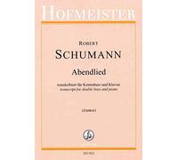 SCHUMANN - Abenlied Op.85 nº 12 para Contrabajo y Piano (Zunker)
