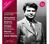 Schumann, Brahms, Chopin & Mozart: Piano Works