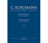 SCHUMANN C. - Romanzas (3) Op.22 para Violin y Piano (Urtext)