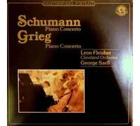Schumann*, Grieg* : Leon Fleisher, The Cleveland Orchestra conducted by George Szell - Piano Concertos (12" Vinyl LP)(1983)(CBS 60266)