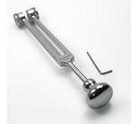 Schumann - Horquilla de afinación de 93,96 Hz con bota pesada, curación de sonido y armonización de biocampo, herramientas de terapia de sonido, instrumentos de curación de sonido, color plateado