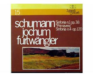 Schumann - Jochum - Furtwängler - Sinfonia N.1 Op. 38 "Primavera" / Sinfonia N.4 Op. 120 [disco de vinilo LP record]