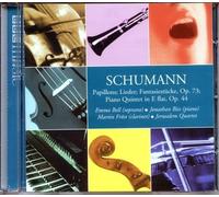 Schumann- PAPILLONS, PIANO QUINTET IN F FLAT, OP.44, FANTASIESTUCKE - Jerusalem Quartet (Performer), Emma Bell (Soprano), Jonathan Biss (Piano), Martin Frost (Clarinet)