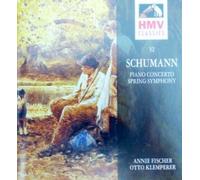 Schumann:Piano Concerto & Symphony no. 1 Spring, Faust Overture - Annie Fischer / Klemperer - HMV