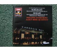 Schumann: Piano Quintet, Op. 44. Mozart: String Quartet No. 19 in C, K. 465. Alban Berg Quartet. P. Entremont, Piano
