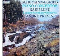 SCHUMANN Robert (Germania); GRIEG Edward (Norvegia) - SCHUMANN Piano Concerto in A minor, op.54 - GRIEG Piano Concerto in A minor, op.16--VINYL-DEC SXL 6624-DECCA - Inghilterra-SCHUMANN Robert (Germania); GRIEG Edward (Norvegia)-LUPU Radu (pianoforte); London Symphony Orchestra; PREVIN André (dir - pianoforte)