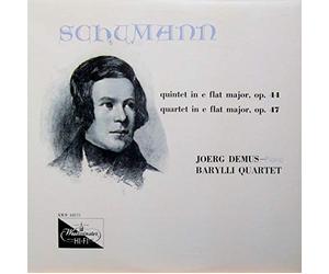 SCHUMANN Robert (Germania) - SCHUMANN, Robert: Piano Quintet in E-flat major, op.44; Piano Quartet in E-flat major, op.47 -- Printed in Japan--MADE IN JAPAN - Japanese pressing-Vinyl LP made in Japan-WESTMINSTER-Mono-WEST G 10532-SCHUMANN Robert (Germania)-DEMUS Jorge (pianoforte - fortepiano); Quartetto Barylli