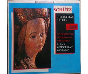 Schutz - TV 34088S. Schutz - Christmas story, Schwabischer singers & Orchestra. VINYL VG/VG