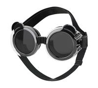 Schutzbrille - 9,5cm Hundebrille | PC & Nylonband Verstellbare Augenbekleidung, Anti-Beschlag Winddichter Augenschutz Für Welpen Katzen Bequemes Weichrahmen Design Für Autofahrten