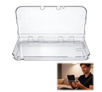 Schutzhülle Crystal Hard Guard Case Cover Skin Shell para 3DS XL LL Color Claro Blanco, Transparente Schutzhülle Hartschale, Kristall Clear Hard Case Cover, dünnes kratzfestes Schutz Cover gegen Stöße