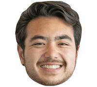 Schuyler Bailar (Smile) Big Head. Máscara más grande que la vida.