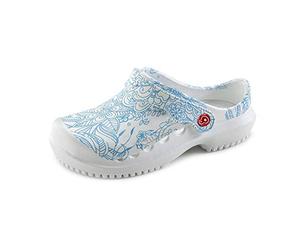 Schu'zz - Protec Printed - Zuecos médicos para Mujer - Zapatos de Hospital - Ligeros, cómodos, Transpirables, Antideslizantes, Suela extraíble